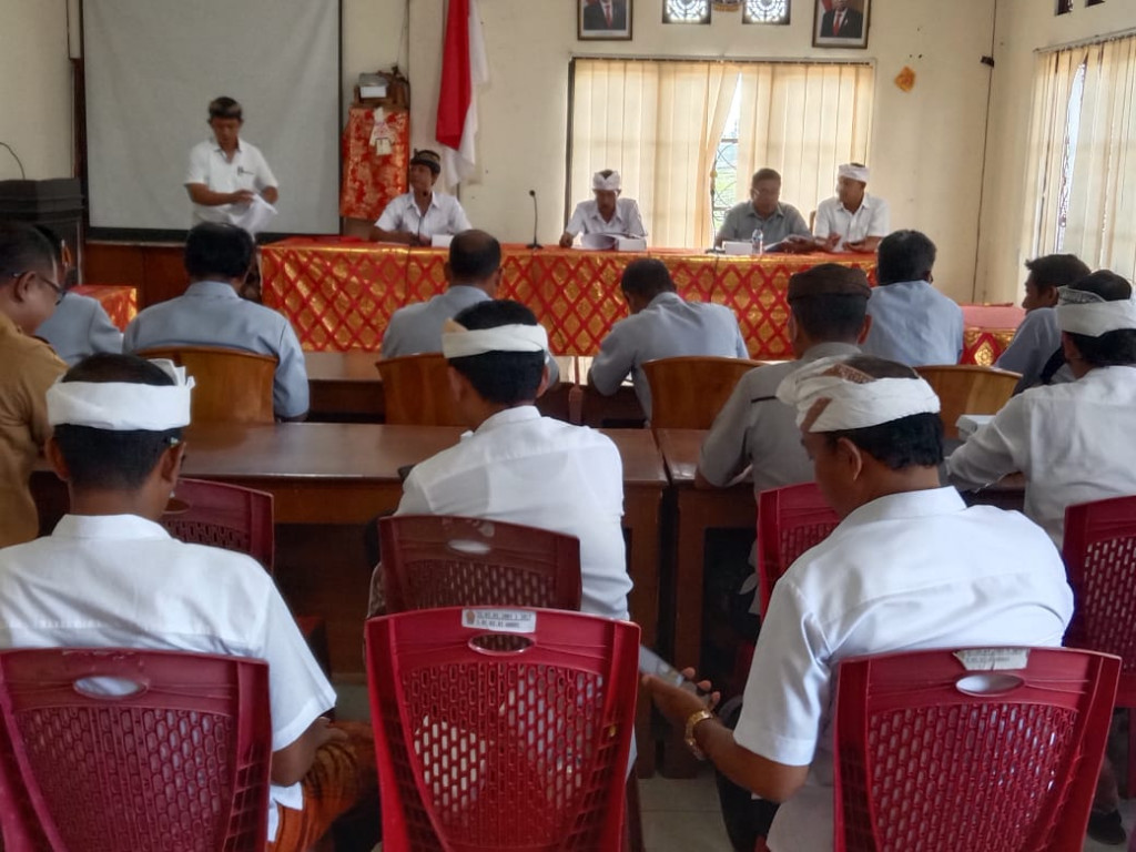 PEMBETUKAN DAN PENGESAHAN TIM PELAKSANA KEGIATAN DESA SIBANGGEDE2023